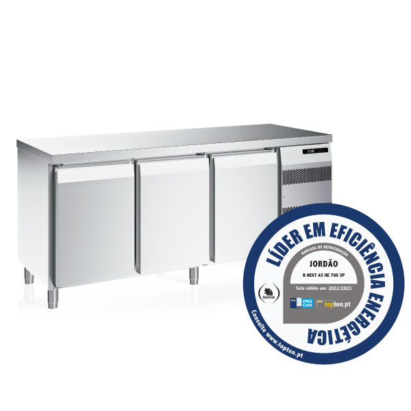 Mural temperaturas positivas FUTURO 2 HE da JORD&Atilde;O lider em efici&ecirc;ncia energ&eacute;tica.