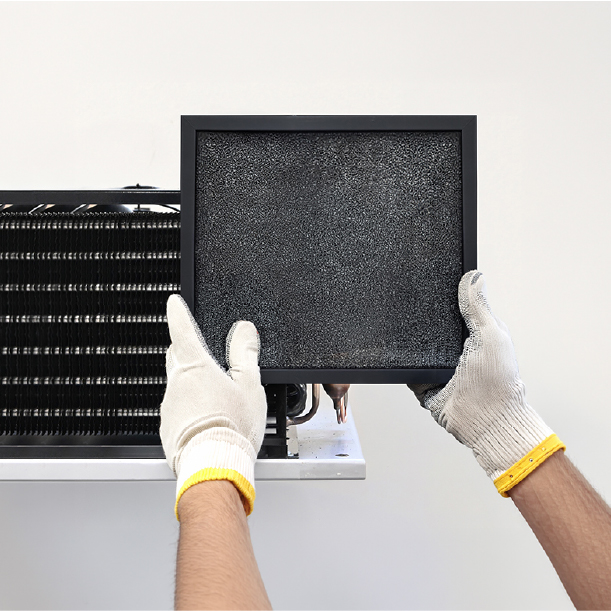 Filtro magn&eacute;tico protetor de f&aacute;cil remo&ccedil;&atilde;o para limpeza do condensador