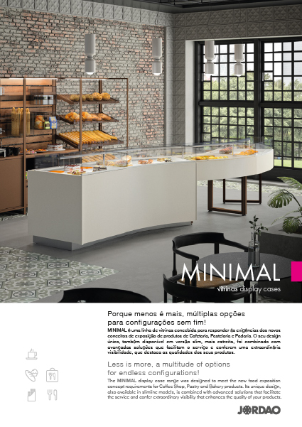 Miniatura da monofolha promocional da linha MINIMAL