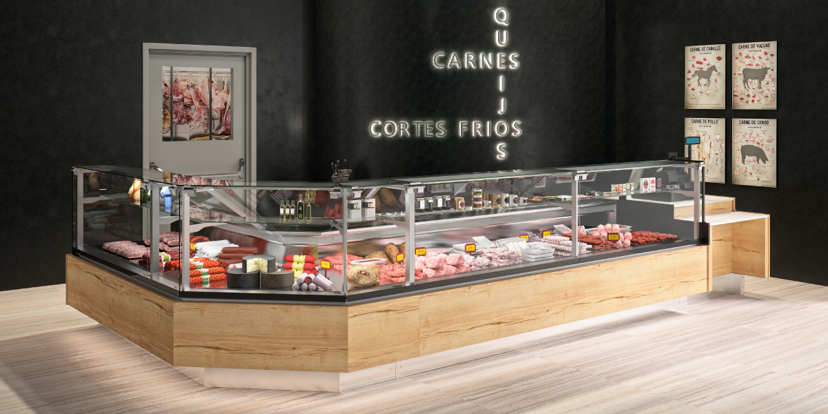 Vitrina para talho e charcutaria PRESTIGE 2  da JORD&Atilde;O.
