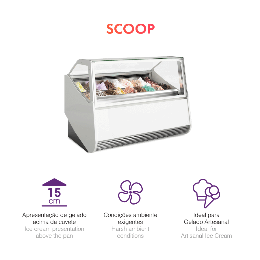 Expositores verticais compactos FUTURO 2 da JORDAO nas vers&otilde;es refrigeradas e aquecidas.